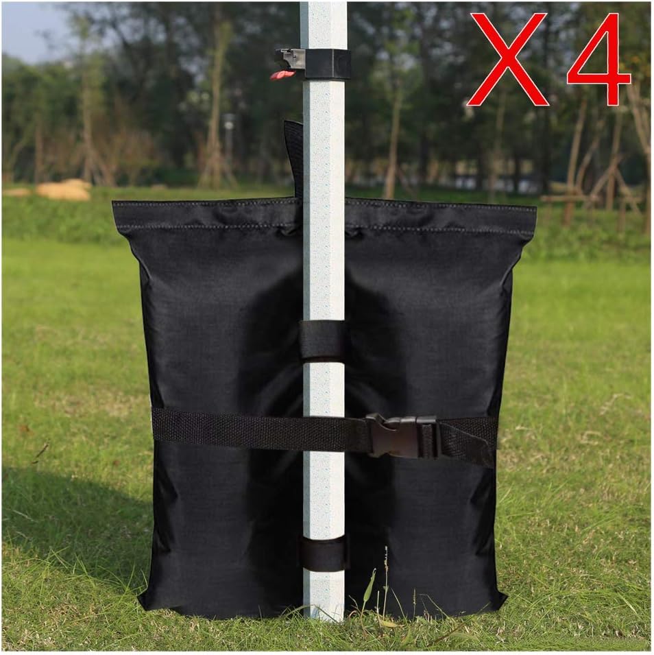 KingShade Weight Bags for Pop up Canopy, Sandbag for Instant Sun Shelters, Tent Gazebos Leg Sandbag Anchor 4-Pack