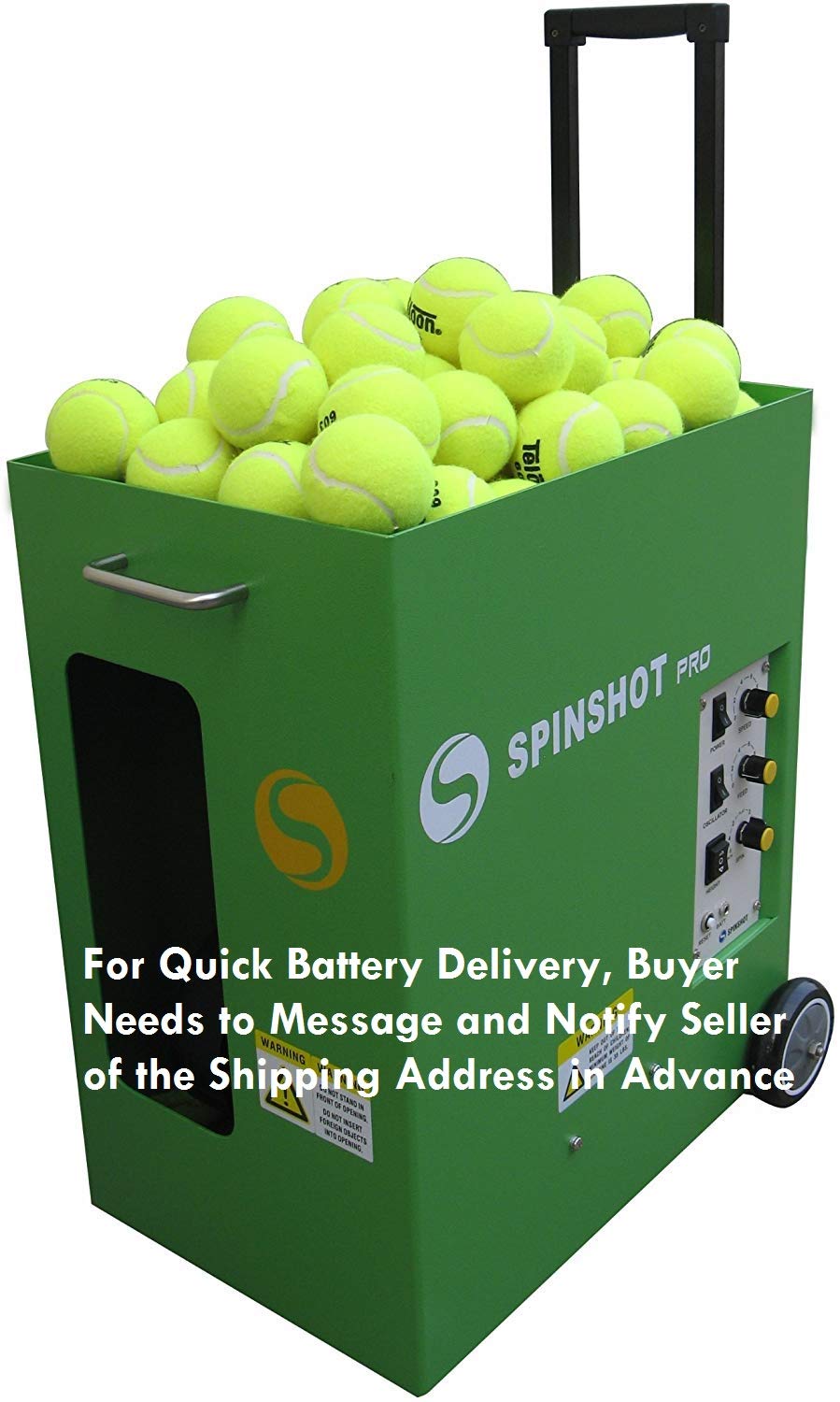 Spinshot Pro Tennis Ball Machine (The Best Model for Easy Use) [Leave