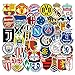 Football Club Logo Laptop Stickers,50psc Soccer Club Stickers Waterproof Vinyl Decal Sticker for Phone,Compute,Cars,Bicycles,PS4, Xbox ONE. (Football Team)