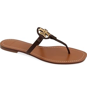 tory burch black leather flip flops