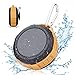Bluetooth Shower Speaker Hcman Wireless Stereo Outdoor Waterproof Portable Speaker with Micro SD Card Slot,Built-In Mic,5W Driver, Suction Cup,Hands-Free Speakerphone (V1-x)