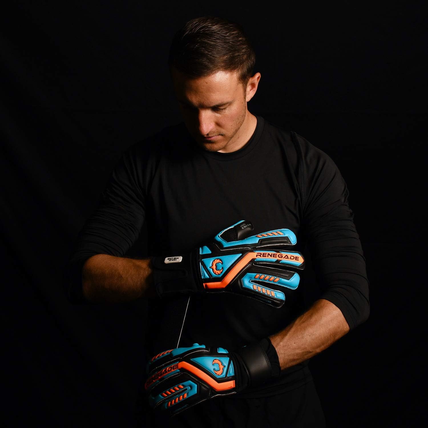 Renegade GK Talon Goalie Gloves with Microbe-Guard (Sizes 5-11, 5 Styles, Level 3) Pro-Tek Fingersaves & 3.5+3MM Hyper Grip XD | Durable Goalkeeper Glove for All-Around Play | Based in The USA : Sports & Outdoors