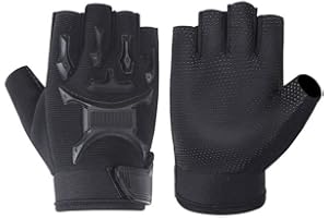 MagiDeal Children Half Finger Fingerless Short Gloves Mitt Mitten for Cycling MTB Exercise Skate Skateboard Roller Skating