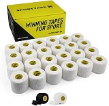 SPORTTAPE 24 Rolls Tearable 5 cm x 4.5 m Elastic Adhesive Bandage White