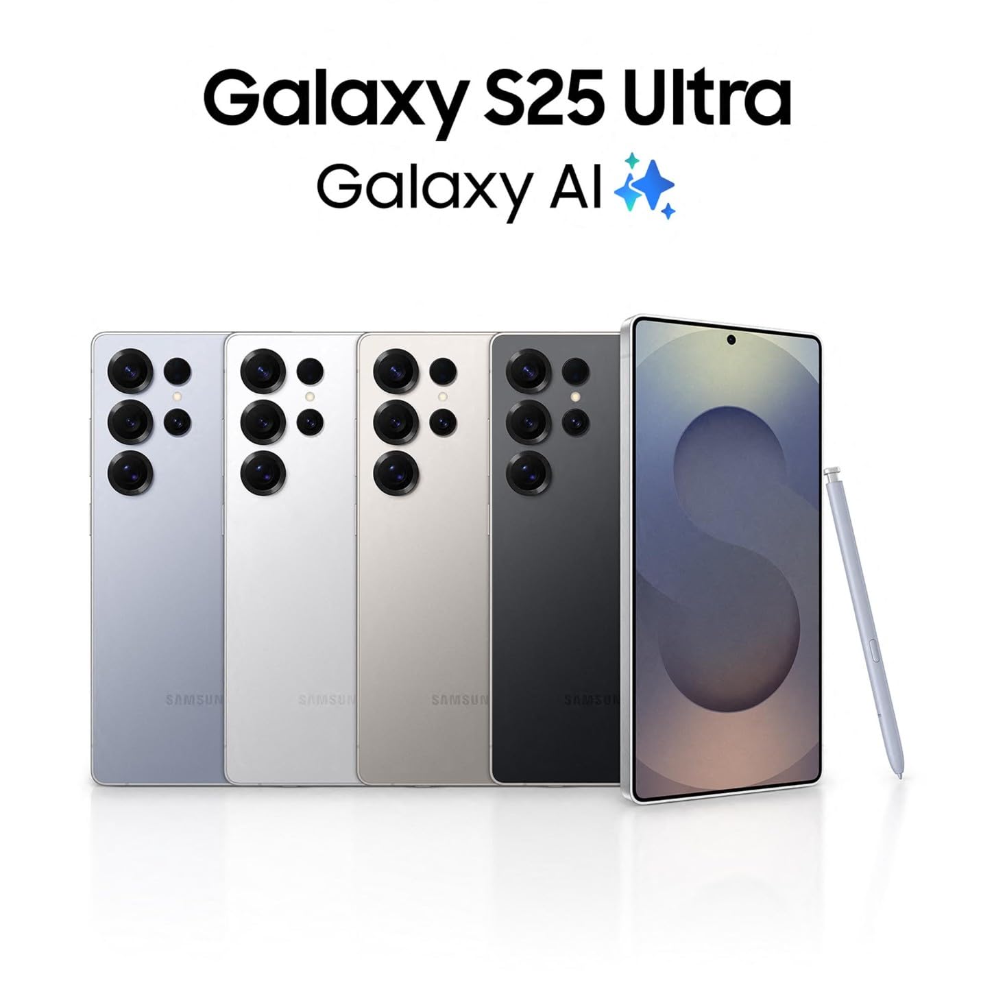 Samsung Galaxy S25 Ultra AI Smartphone mit Galaxy AI, Ohne Vertrag, Handy mit Android, 12 GB RAM, 256 GB Speicher, 200-MP-Kamera, Titanium Black, 3 Jahre Herstellergarantie [Exklusiv auf Amazon] 4