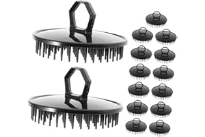 VICASKY 15pcs Travel Hair Scalp Brush Portable Shampoo Brush for Gentle Head Massage Quick Drying Shower