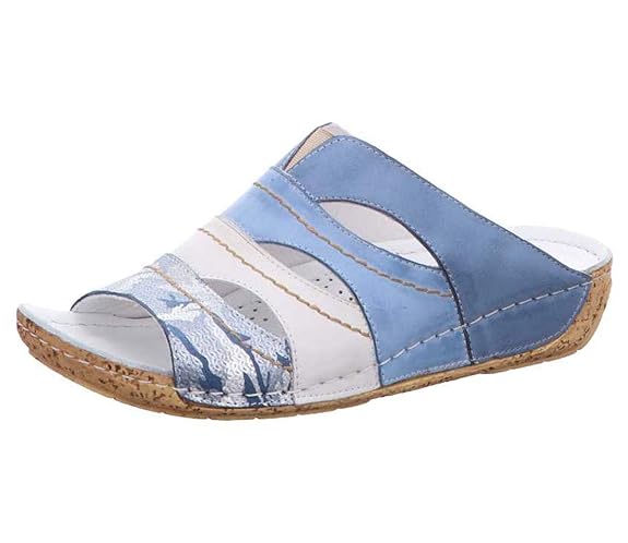 Gemini 032157-83-811 Damen Comfort Pantoletten Clogs Multicolor