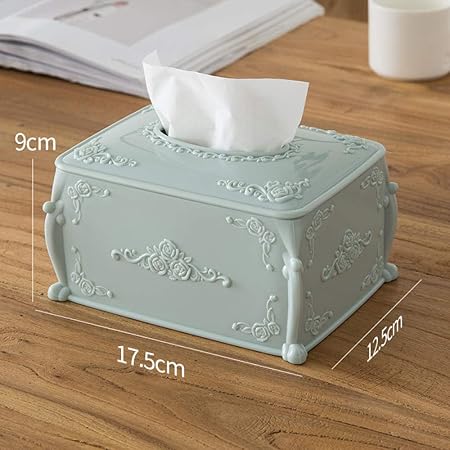 ROTOOY Caja De Pañuelos Caja De Pañuelos De Papel Caja Europea Caja De Pañuelo Simple Caja