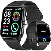Fitpolo Smart Watches for Men Android & iPhone, Alexa Built-in [1.8" HD Screen] IP68 Waterproof Fitness Watch with Bluetooth Call (Answer/Make), Heart Rate/Sleep/SpO2 Monitor, 105+ Sports Tracker