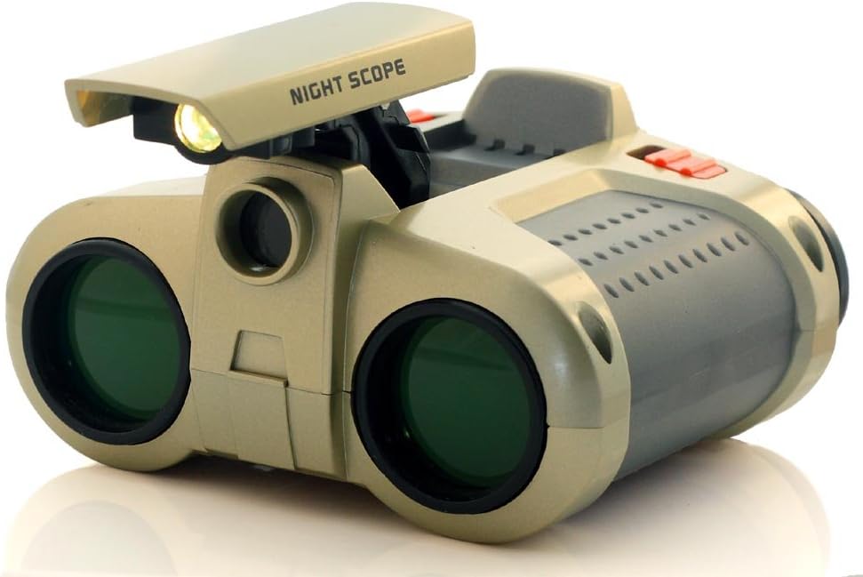 Night Scope Binoculars with Green Coating Film, 4x
