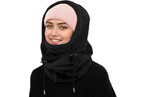 LYZLQLUCY Balaclava Winter Men and Women Ski Mask, Cold Weather Outdoor Wind-Resistant Warm Hats,Winter Masks&Hooded Scarves