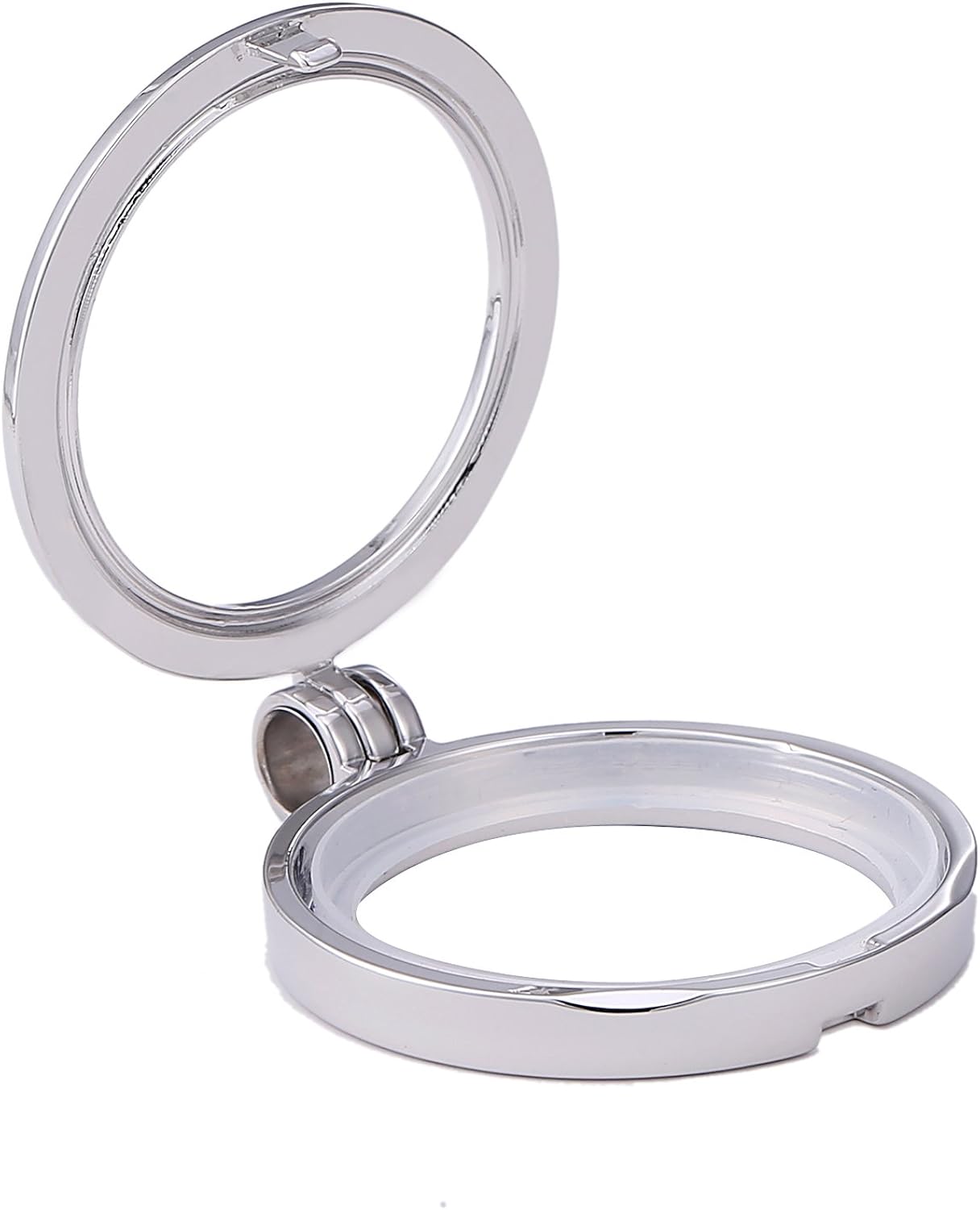 Morella Women Necklace 70 cm 27.5" Stainless Steel with a Coin Carrier for Coins 33 mm 1,3" in a Velvet Jewelry Bag - Image 3