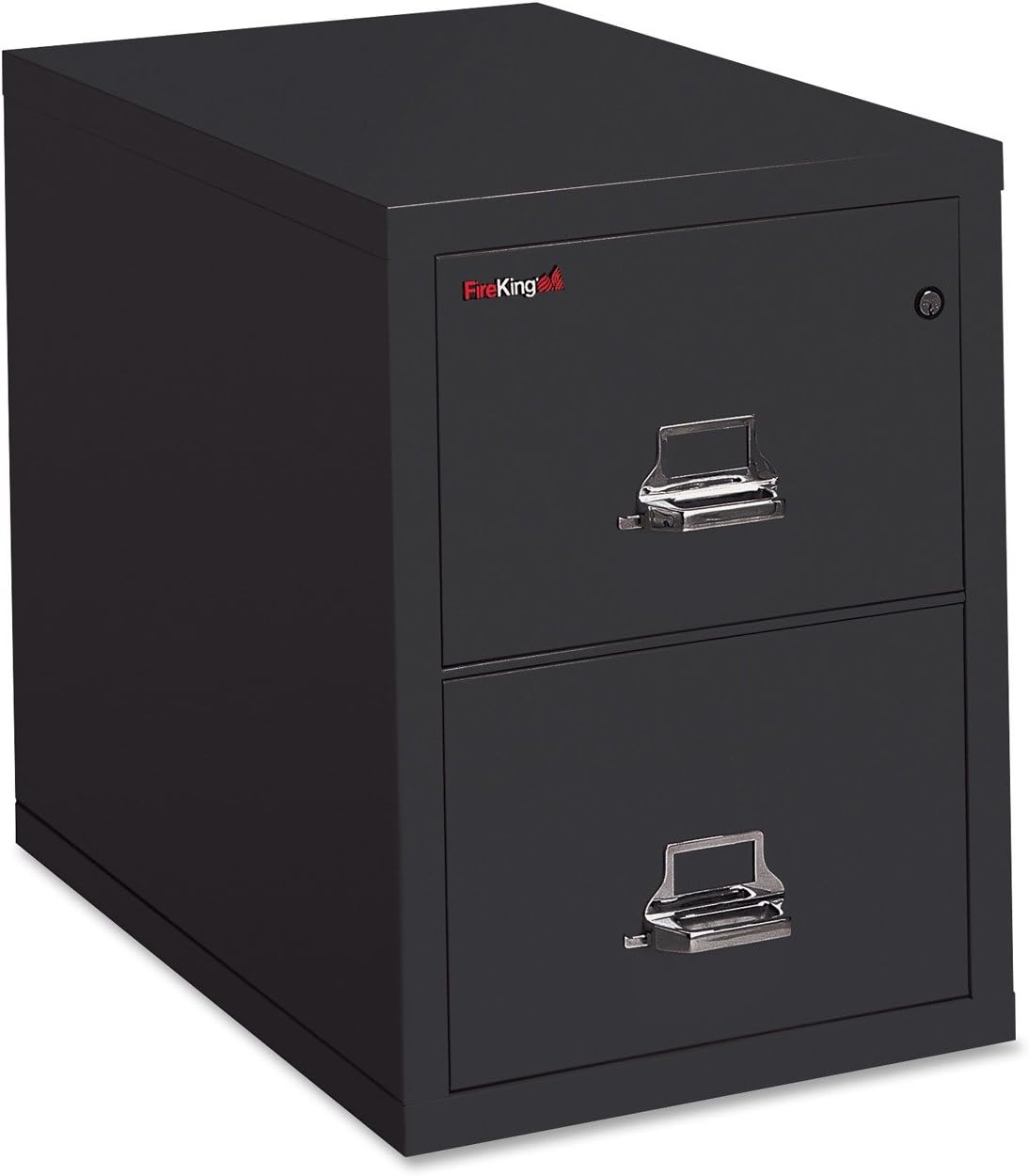 FireKing Security Group 21831CBL Insulated File Cabinet,2-Drawer,17-3/4"x31"x27-3/4",BK
