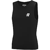 Runhit Boys Compression Tank Top Youth Athletic Quick Dry Base Layer Shirt
