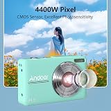 Andoer Andor Digital Camera 32GB 1080P 44MP 2.5 Inch IPS Pink with 2 Batteries view 9