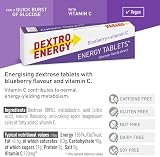 Dextro Energy Blueberry Tablets Dextrose 47g Pack of 24 Vegan Fast Acting Carbs view 4