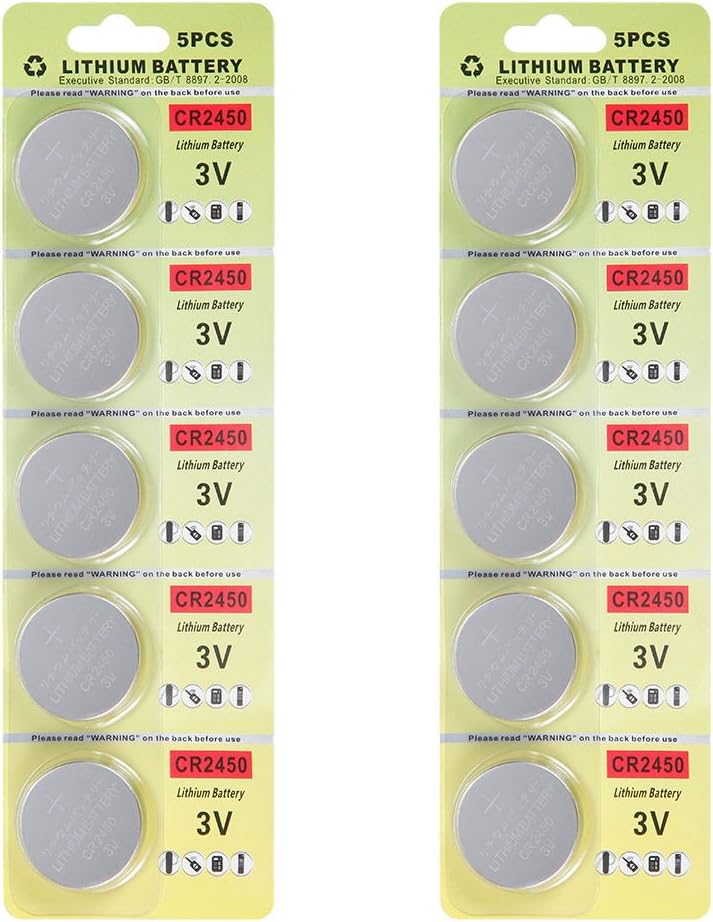 Fortune 25 Pack CR2450 Battery 3v Lithium CR 2450, Silver, CR2450(25pcs) - Image 4