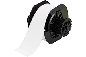 Brady B30C-2250-595-WT 100' Length x 2.250" Width, B-595 Vinyl, White BBP31 Indoor/Outdoor Tape