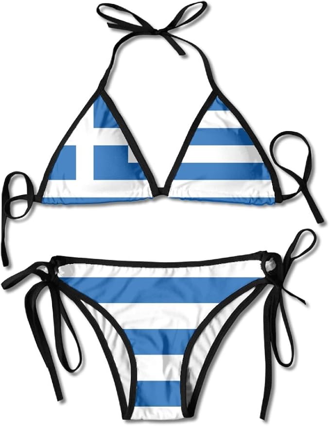 greek key swimsuit