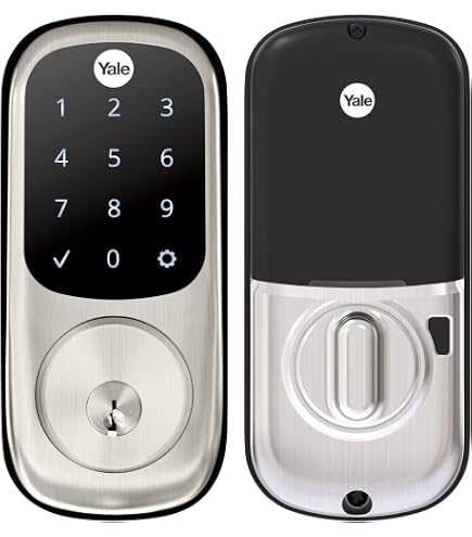Yale Assure Lock Touchscreen Deadbolt with Z-Wave, Satin Nickel