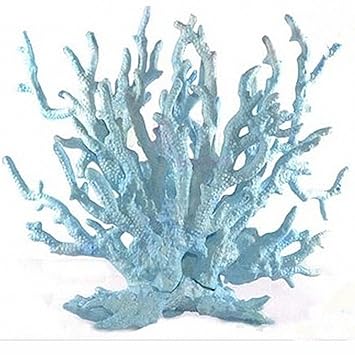 Buy Mallofusa Blue Artificial Aquarium Plant Ornament Decor