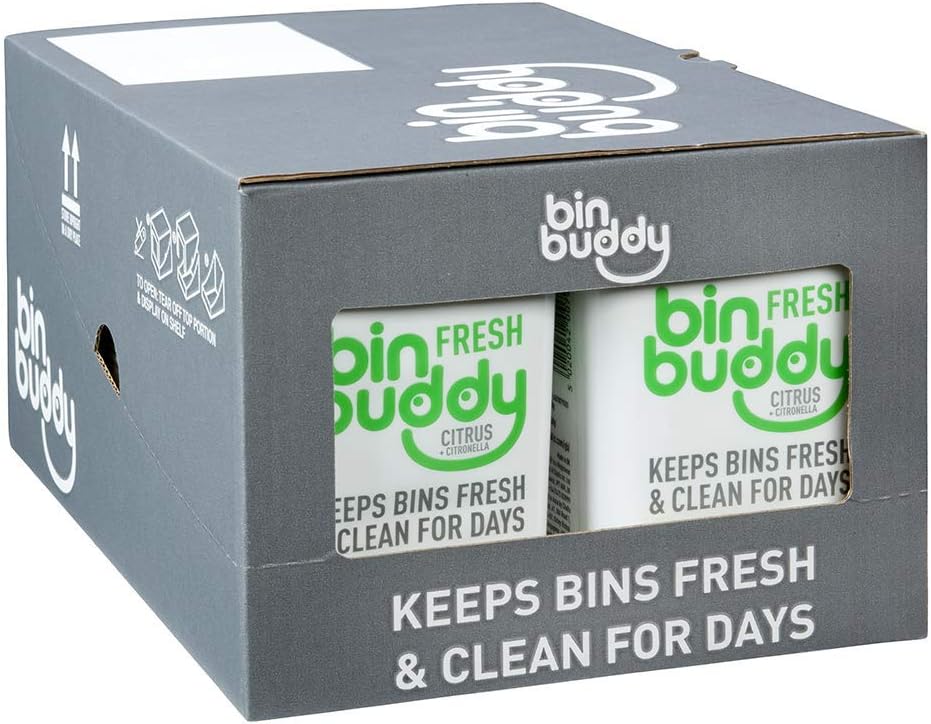 Bin Buddy Citrus Zest, Pack of 6, Leaves Your Bin Fresh and Smelling Great, Suitable for Indoor Kitchen, Bathroom, Compost