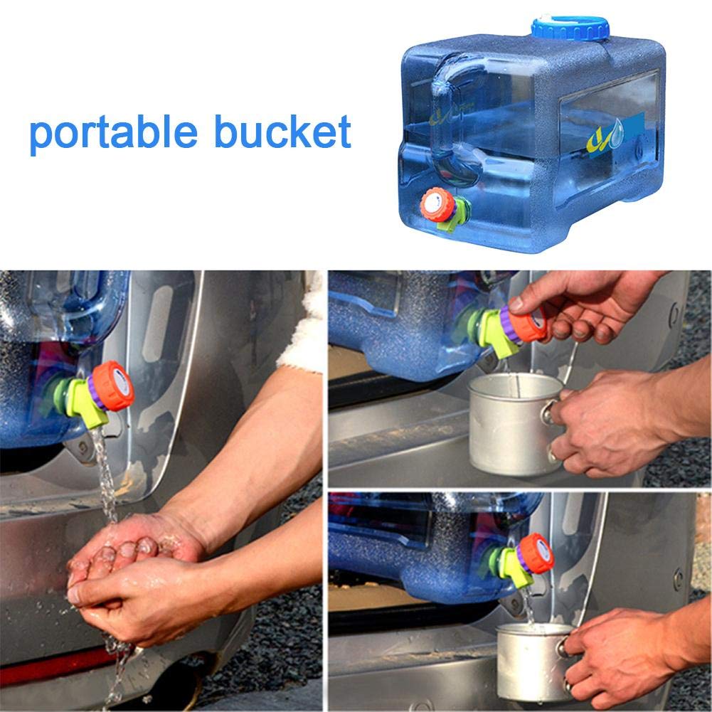 Viajes En Auto Morningtime Acampar Contenedor De Agua con Grifo 22L