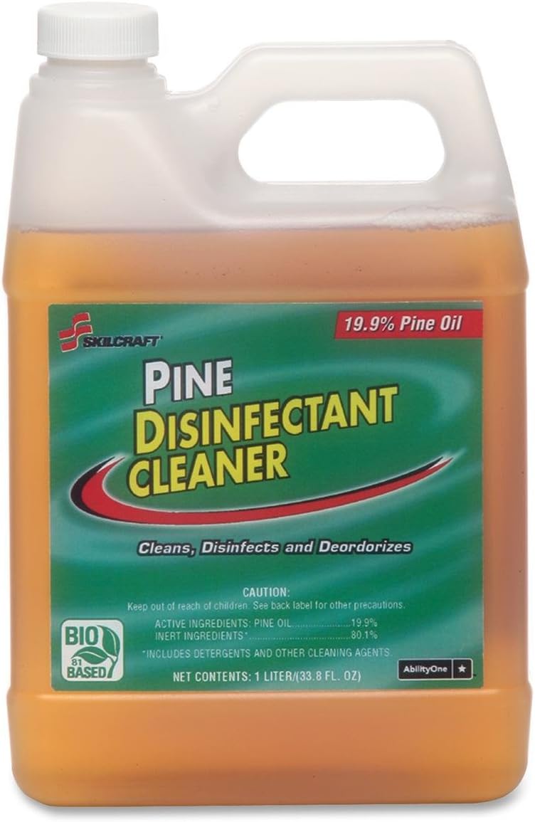 Skilcraft - B000XIG440 Pine Disinfectant Cleaner 6840-01-342-4143 Case of 24