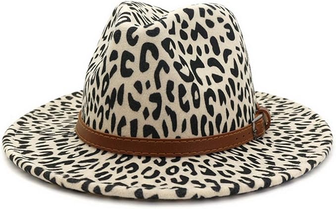 Leopard panama hat Clearance