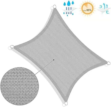 YEEXCD Dom Vela de Sombra toldo de toldo de protección Solar