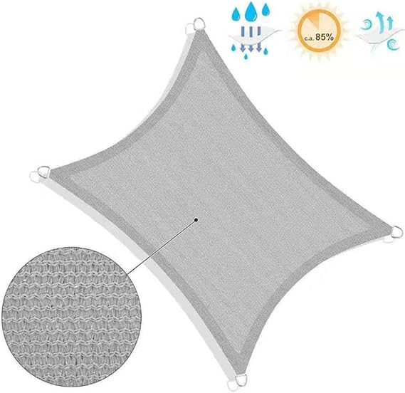 YEEXCD Dom Vela de Sombra toldo de toldo de protección Solar