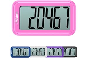 Pedometer for Walking, 3D Accurate Simple Pedometer, Step Counter for Women Seniors Kids, Step Tracker with Clip Lanyard