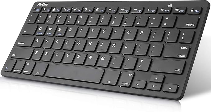 ProCase Universal Wireless Keyboard, Ultra Slim Lightweight Portable