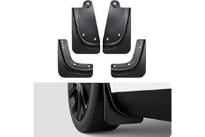 BASENOR 2026 Tesla Model Y Mud Flaps Splash Guards Fenders [No Drilling No Tape] [Paint Protection] All Weather Tire Protector TPE Mudflaps for Model Y Juniper 2025 2026 (Standard/Premium/Performance)
