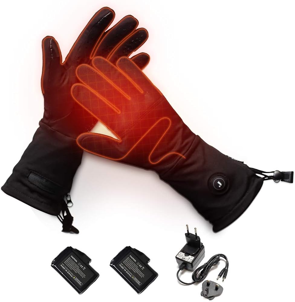 J JINPEI Heated Gloves for Men and Women with Rechargeable Liion