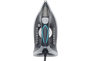 IRONDAY 1700W Steam Iron for Clothes Rapid Heating, 300ML Large Water Tank, Non-Stick Ceramic Soleplate, Iron Burst of Steam, Auto shutoff, Anti-Drip, Self-Cleaning Ironing Clothes for All Fabrics