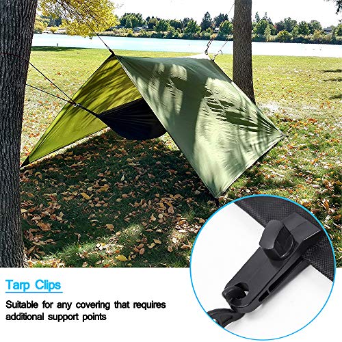 ZHSX 10pcs Tarp Clips, Heavy Duty Thumb Screw Lock Grips Strong Tent Clamps For Tarps Awning Clamp Clips Tent for Supporting Tarpaulins Canopies Sunshades Car Cover Boat Covers And Swimming Pool Cover