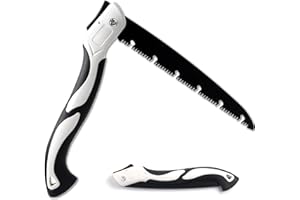 T TOVIA 8 Inch Hand Saw, Portable Hand Pruning Saws for Sharp and Precise Cuts, Tree Pruning Saw for Camping, Gardening & Tree Cutting