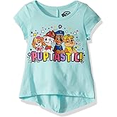 Paw Patrol Nickelodeon Girls Short Sleeve T-Shirt for Toddler and Little Kids