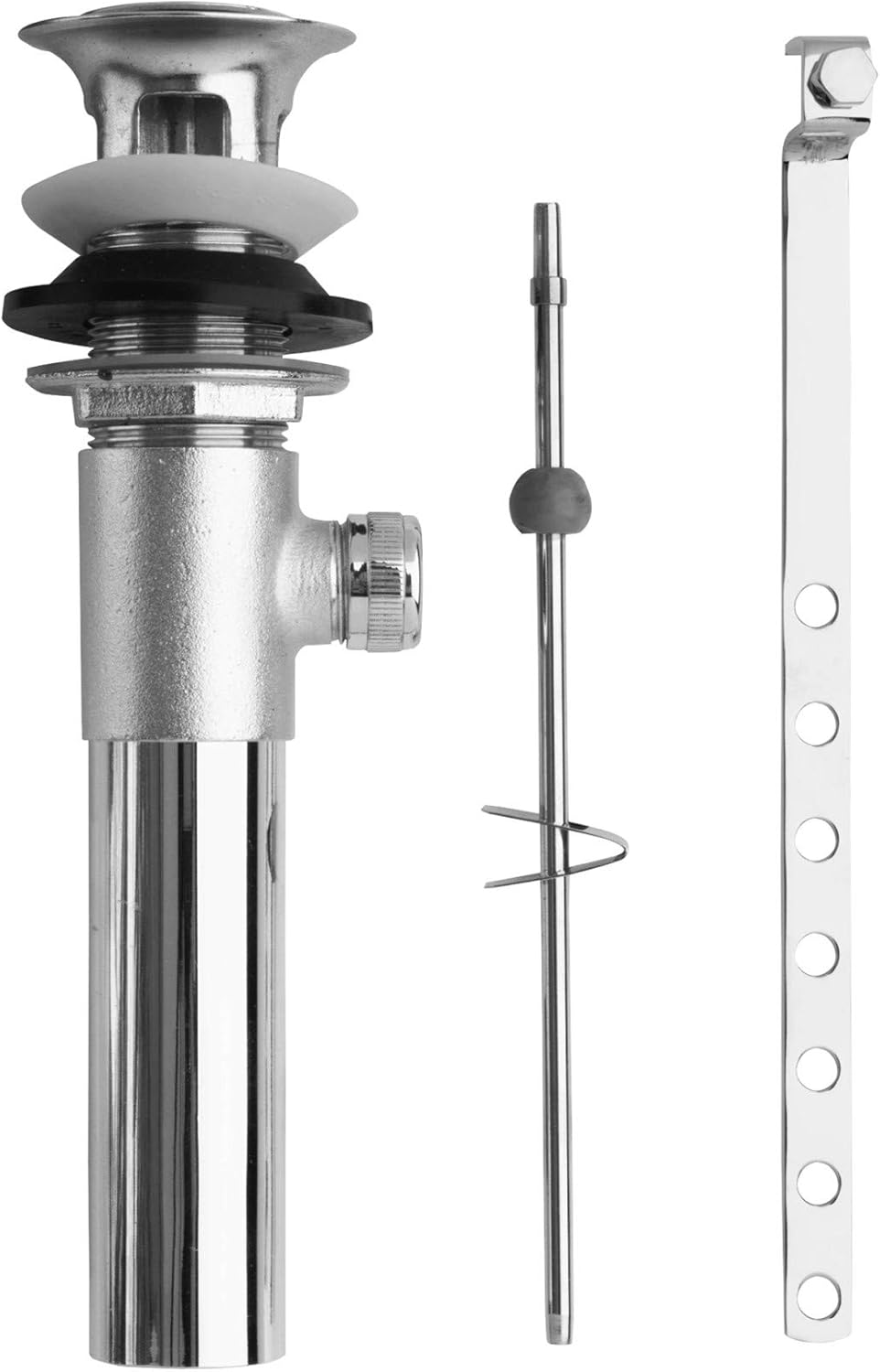 Brasstech 326 PopUp Drain Assembly with Overflow, Polished Chrome