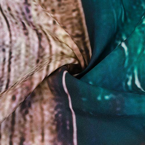 image for Uphome Rustic Barn Star Fabric Shower Curtain, Vintage Western Texas S