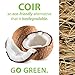 Milliard Half-Round Iron Grate Style Coco Fiber Outdoor Entrance Doormat - 18in.x30in.