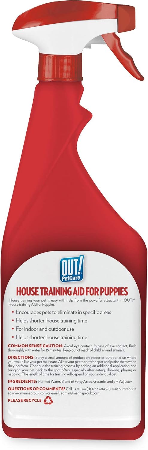 OUT! Indoor and Outdoor Dog and Puppy Training Spray, 500 ml (Pack of 1) - Image 3