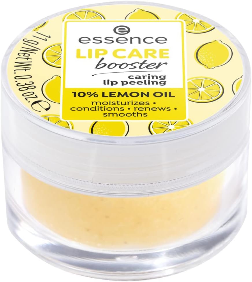 essence Lip Care Booster Caring Exfoliante Labial 11g Vegan Lemon Oil