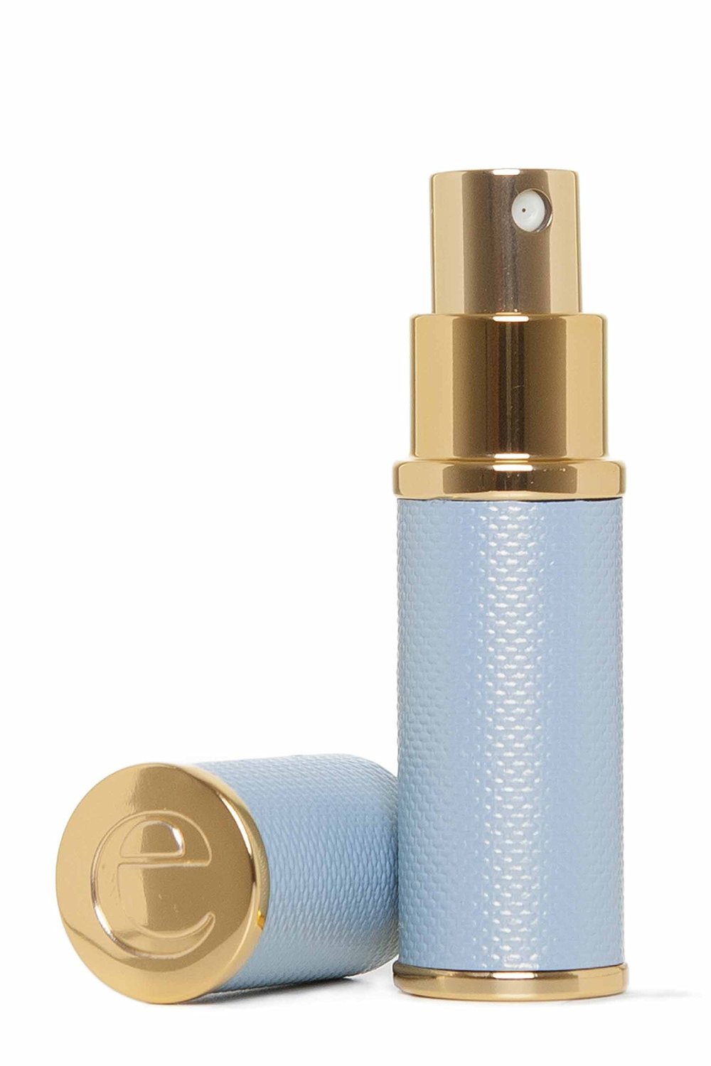The Essential Atomizer Co. Patina 10ml refillable perfume atomiser with Gift Box. for handbag & travel. (SKY)
