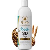 Kachita Spell Japanese Keratin Treatment 3D High Bright Hair Straightener | Improved Formula Adds High Gloss &amp; Shine, Lasts Up to 18 Weeks, Chocolate Keratin for Home &amp; Professionals, 16 fl oz