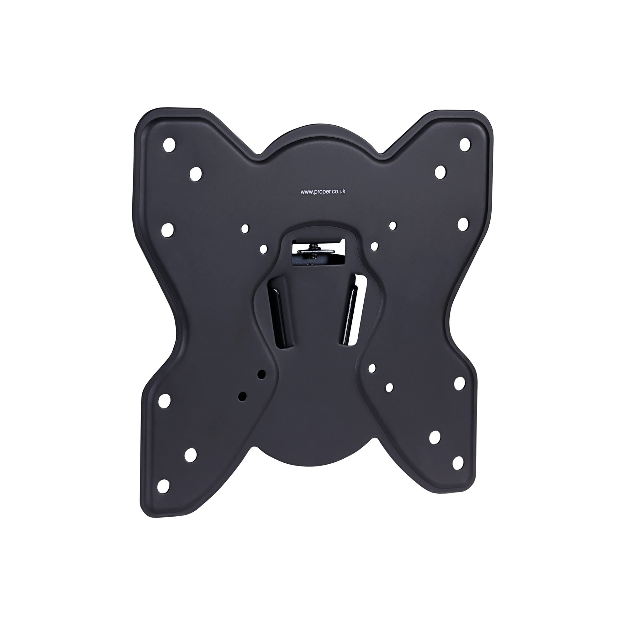 ProperAV Fixed Flat Wall TV Bracket 23" 24" 28" 32" 37" 40" 42" 43" VESA Max 200x200 Black