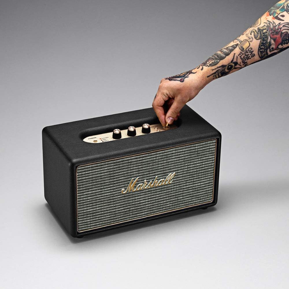 marshall stanmore bluetooth lautsprecher schwarz