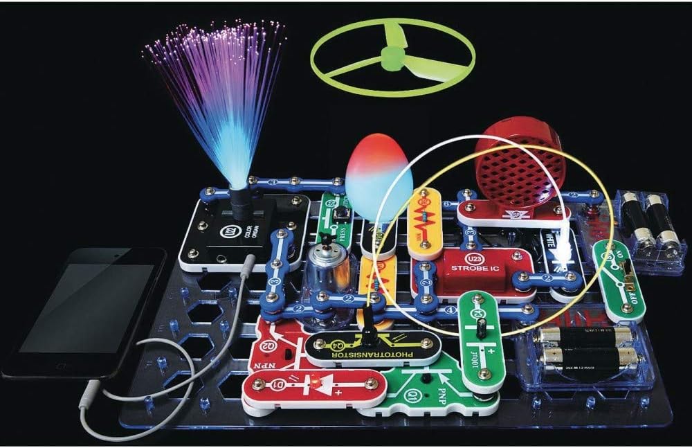 snap circuits light electronics exploration kit