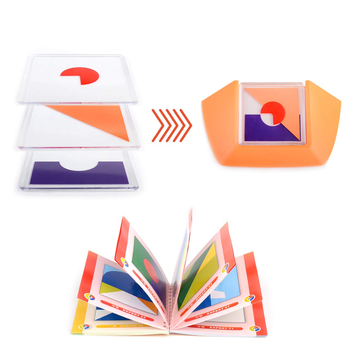 Color and Shape Puzzle Creative Pattern Logic Game Learn Logical Reasoning Skill Through Fun Gameplay for Age 3 to Adult